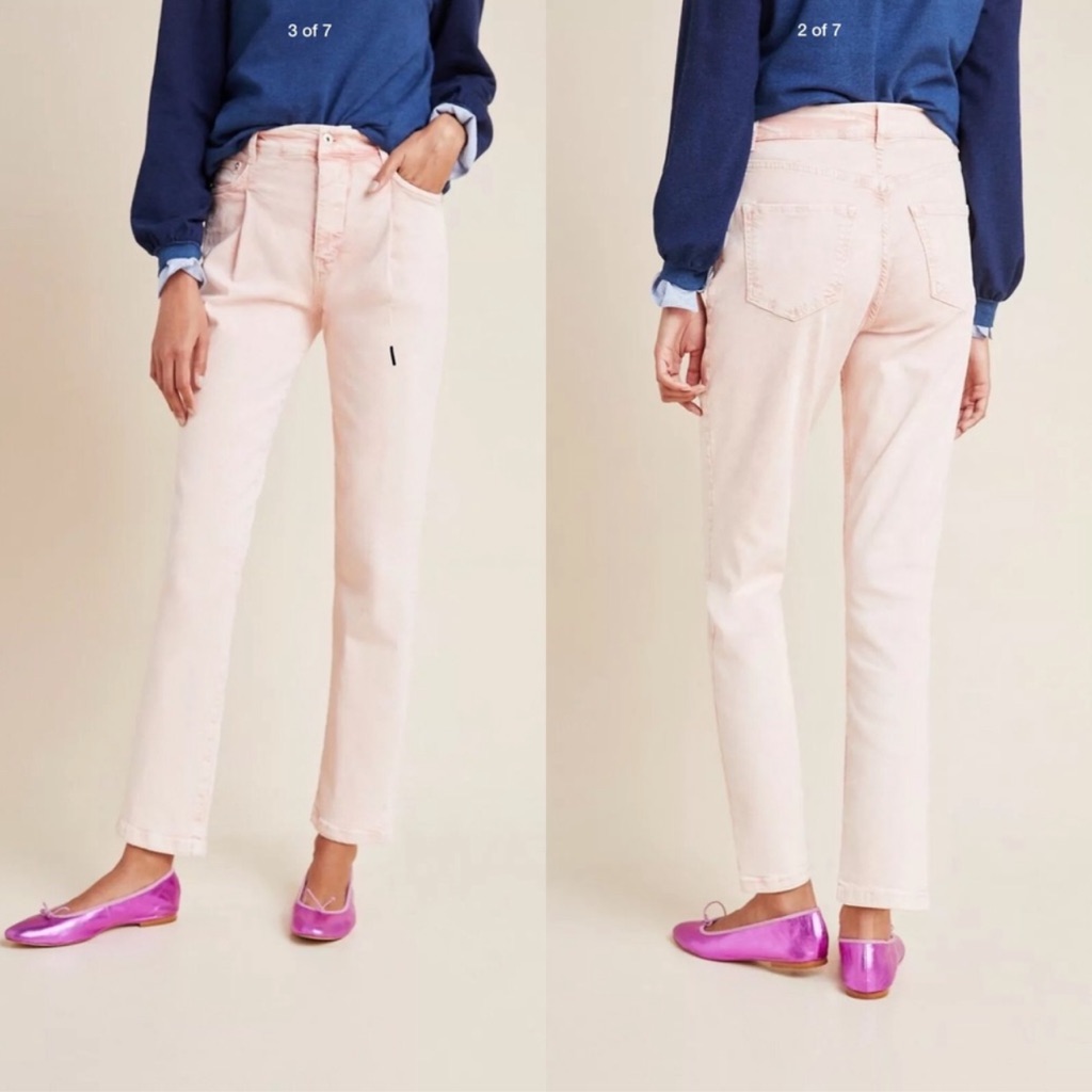 Nwt Anthropologie Pilcro High Rise Acid Jeans 32